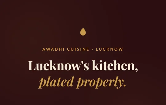 Preview snapshot of Anaar — The Awadhi Table